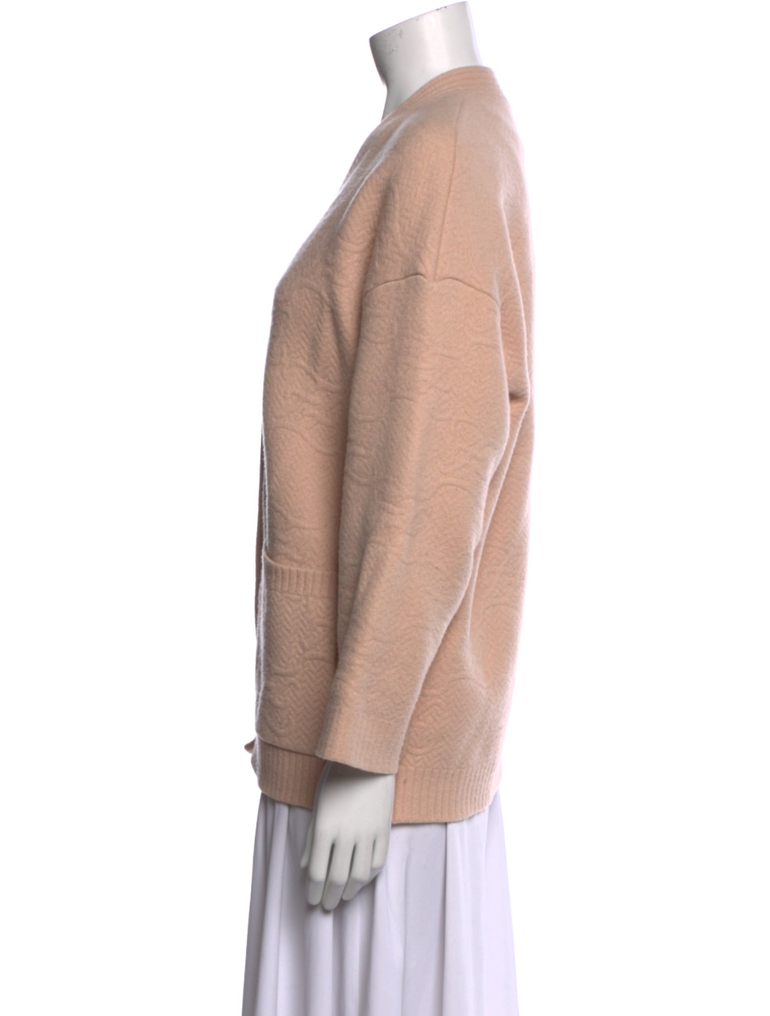 Fendi Virgin Wool V-Neck Sweater