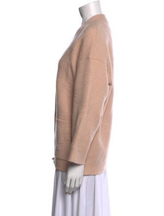 Fendi Virgin Wool V-Neck Sweater