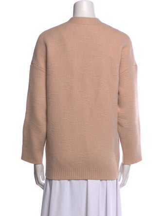 Fendi Virgin Wool V-Neck Sweater