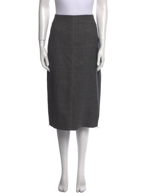 Fendi Virgin Wool Knee-Length Skirt