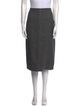 Fendi Virgin Wool Knee-Length Skirt