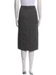 Fendi Virgin Wool Knee-Length Skirt