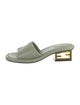Fendi Leather Slides