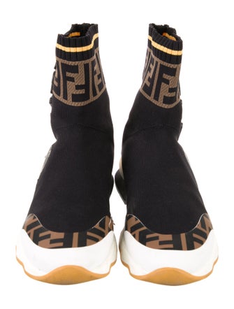 Fendi Zucca FF Logo Printed Boots