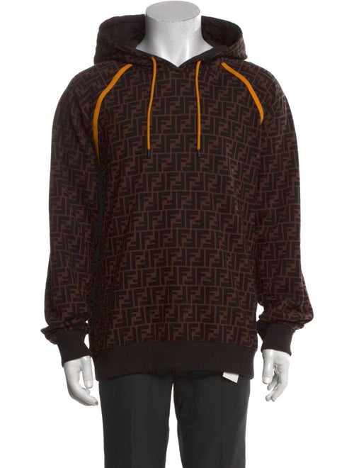 Fendi Zucca FF Logo Printed Hoodie