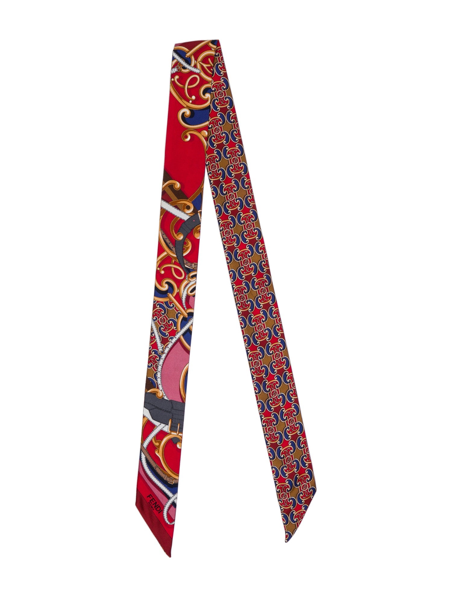 Fendi Wool Zucca FF Logo Scarf