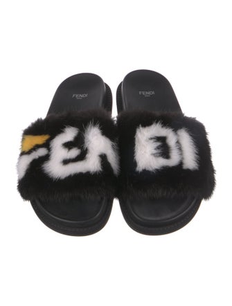 Fendi Fur Slides