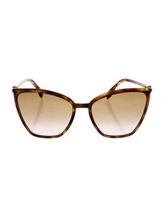 Fendi Zucca FF Logo Cat-Eye Sunglasses