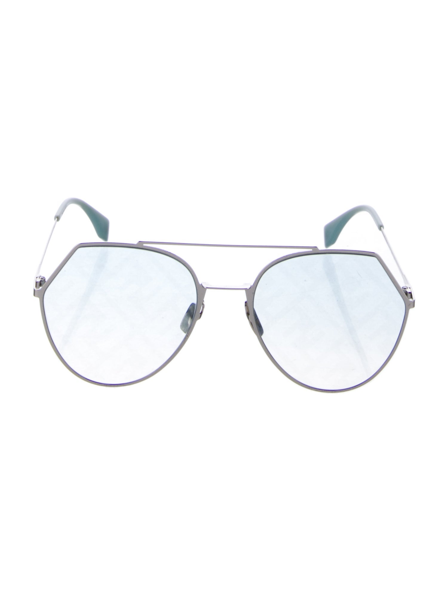 Fendi Aviator Mirrored Sunglasses