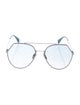 Fendi Aviator Mirrored Sunglasses