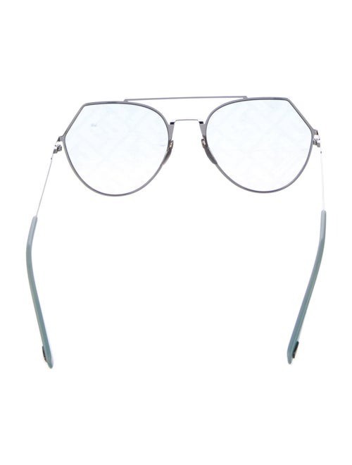 Fendi Aviator Mirrored Sunglasses