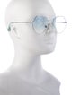 Fendi Aviator Mirrored Sunglasses