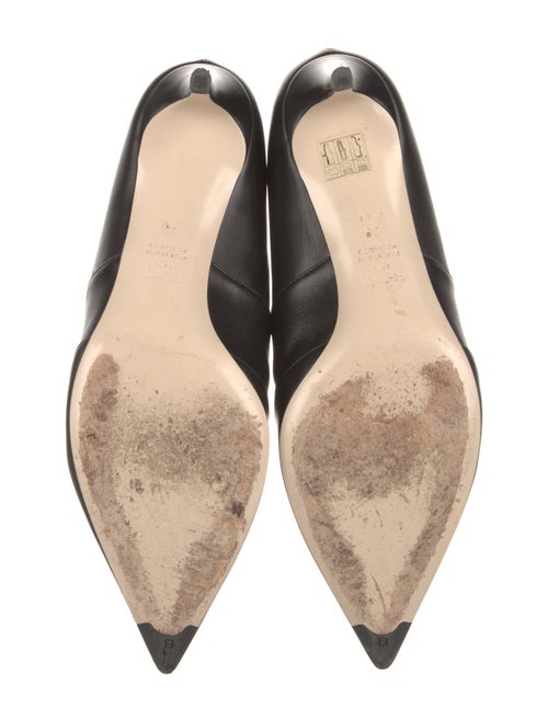 Fendi Leather Graphic Print Sock Boots