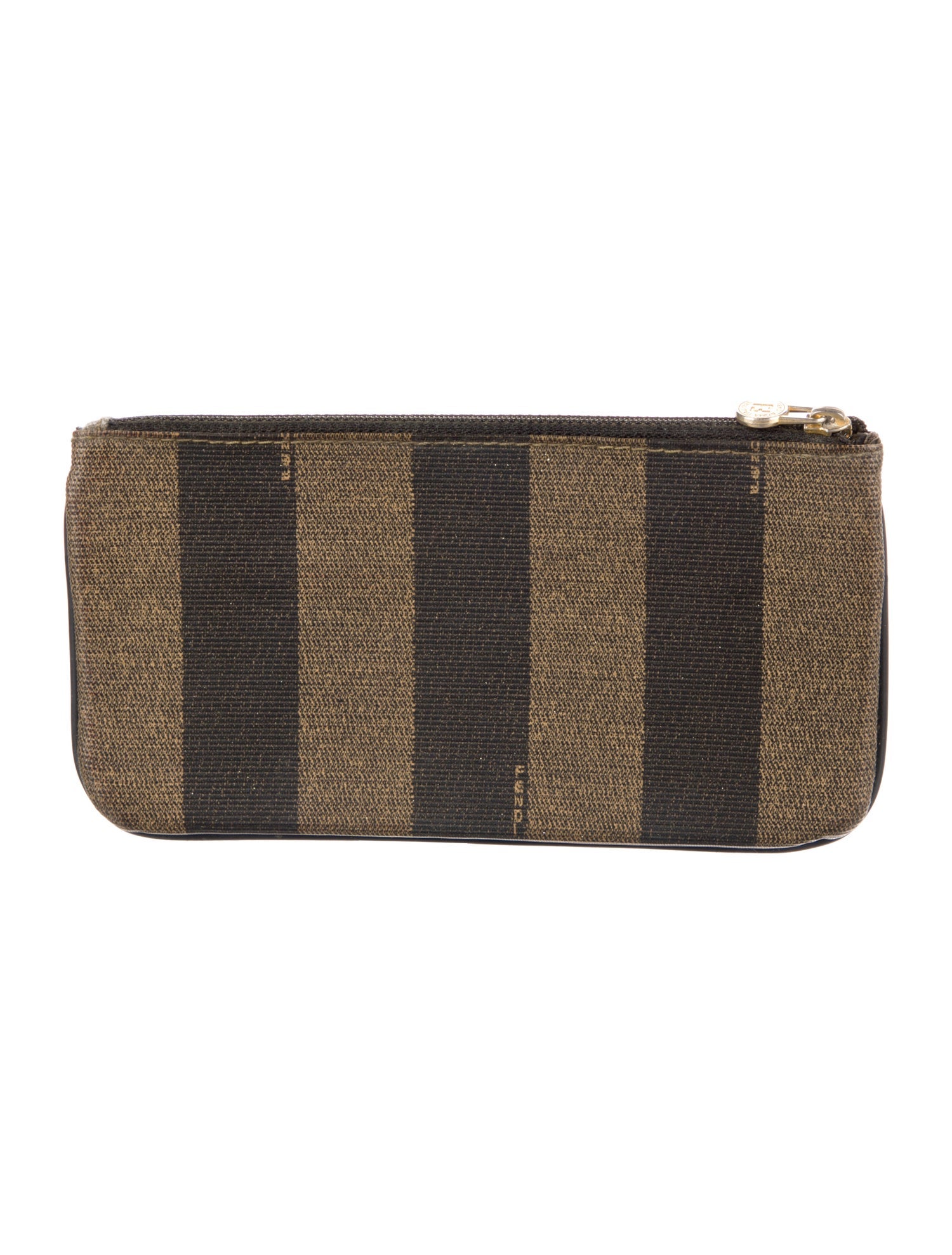 Fendi Pequin Coin Pouch Pequin Pattern Wallet
