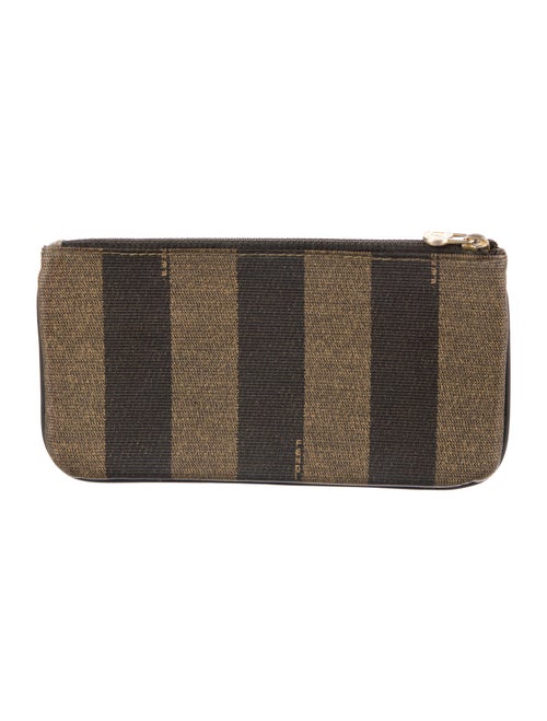 Fendi Pequin Coin Pouch Pequin Pattern Wallet