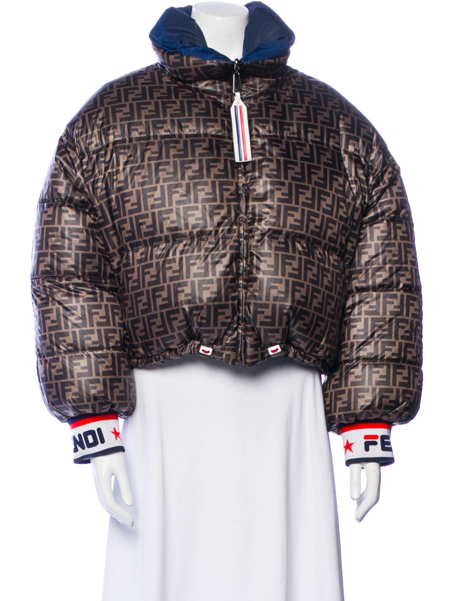 Fendi Fendi X Fila Down Bomber Jacket