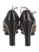 Fendi Patent Leather Animal Print Pumps