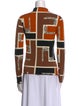 Fendi Printed Mock Neck Sweatshirt