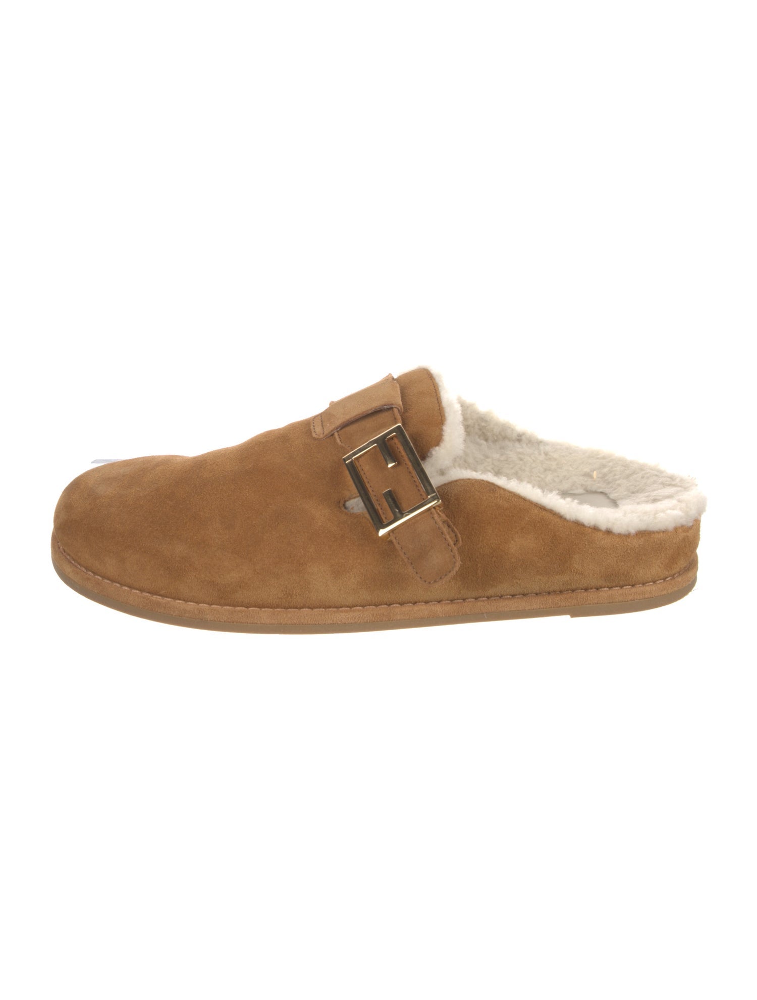 Fendi Suede Mules w/ Tags