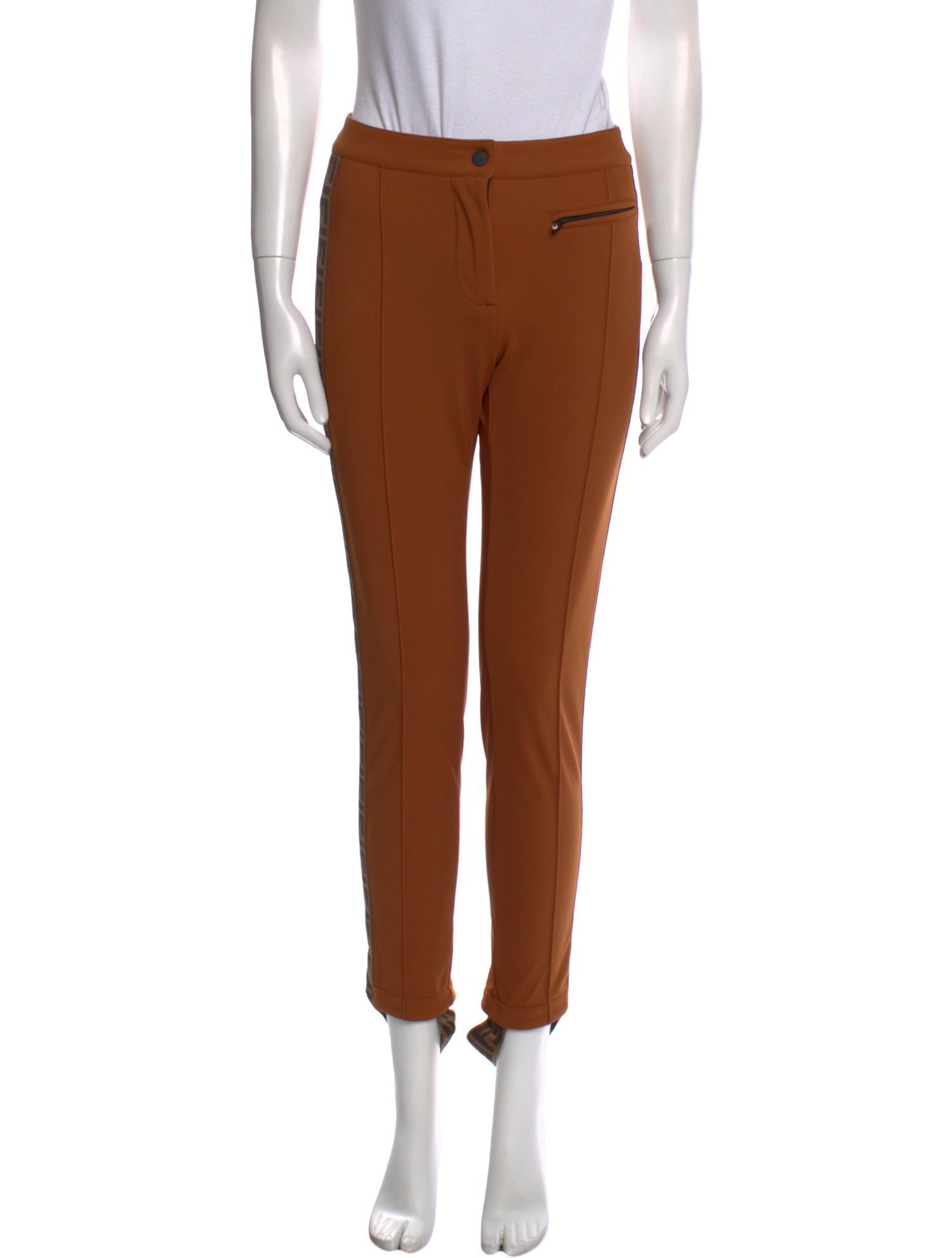 Fendi Virgin Wool Straight Leg Pants