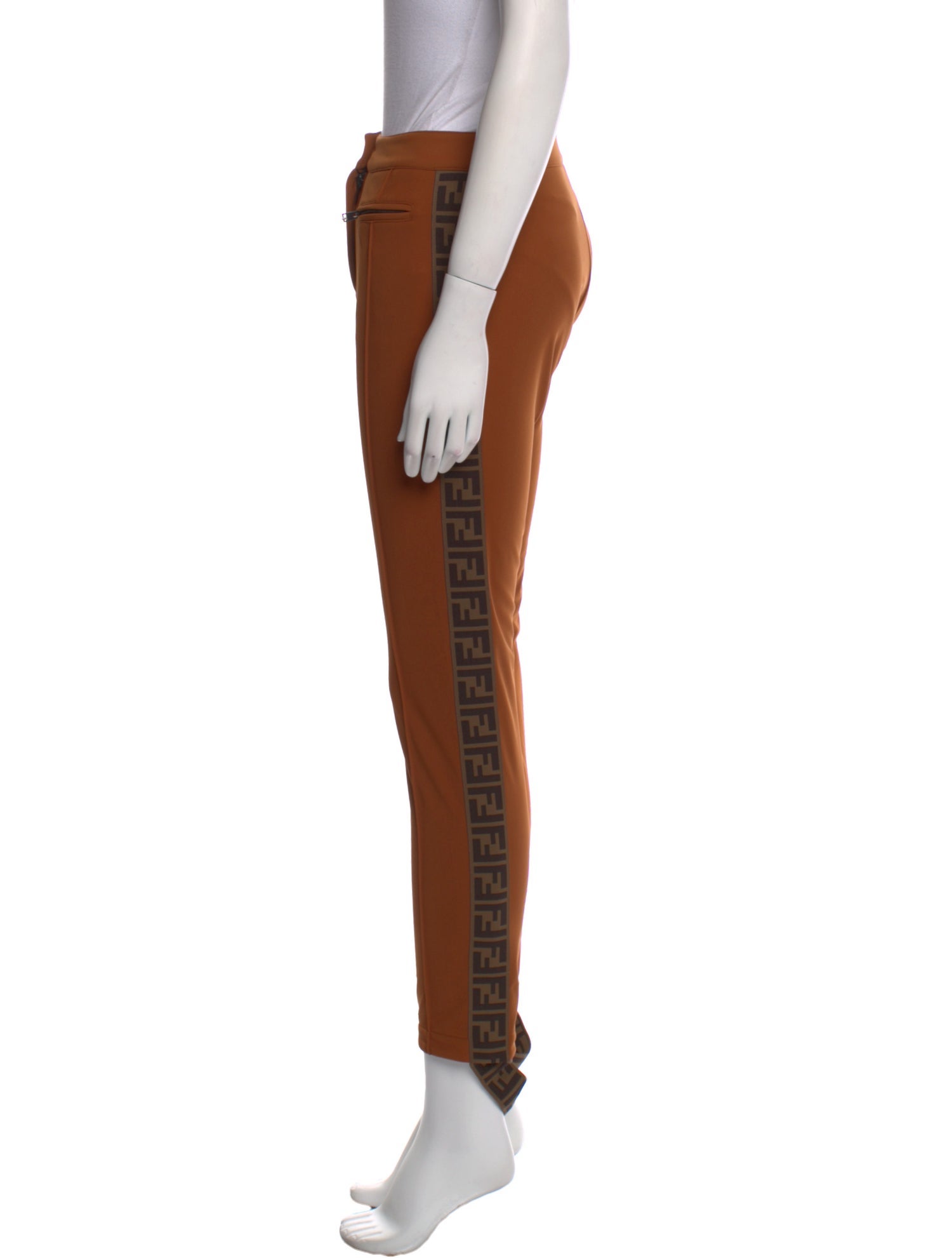 Fendi Virgin Wool Straight Leg Pants