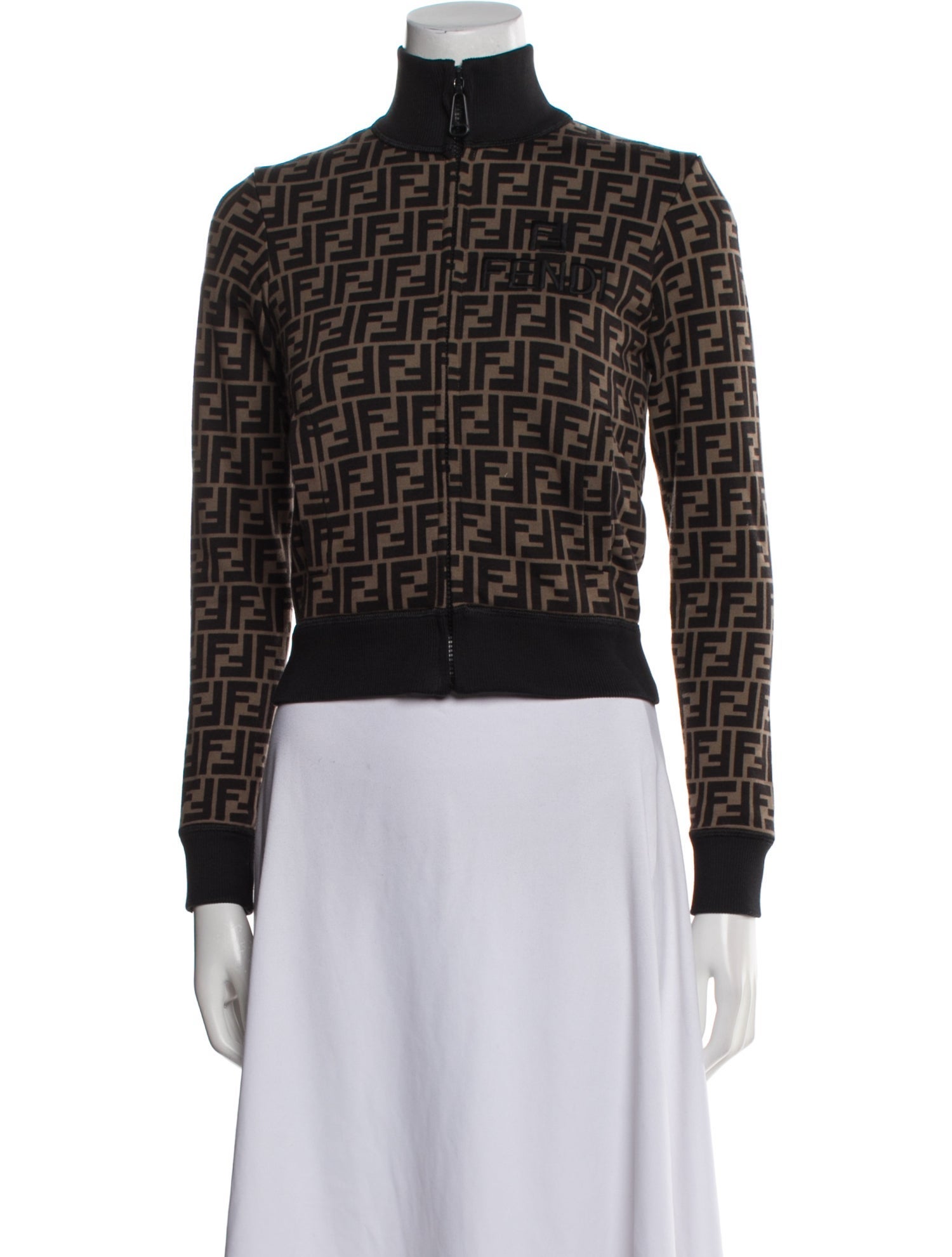 Fendi Plaid Print Evening Jacket