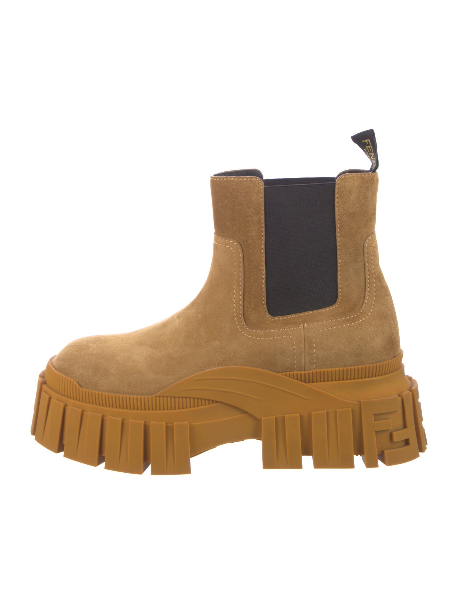 Fendi Suede Chelsea Boots