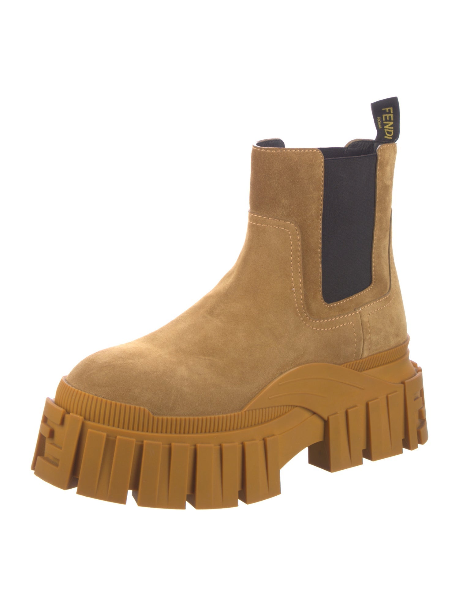 Fendi Suede Chelsea Boots