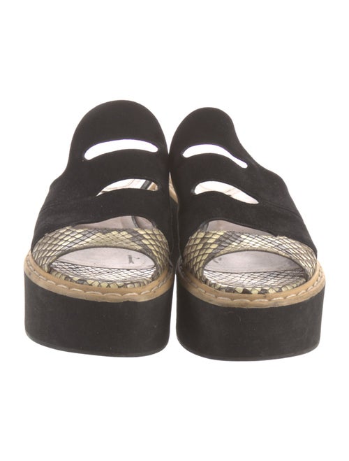 Fendi Suede Printed Espadrilles