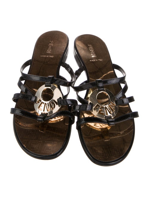 Fendi Leather Slides