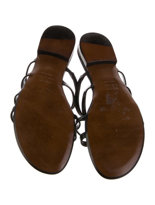 Fendi Leather Slides