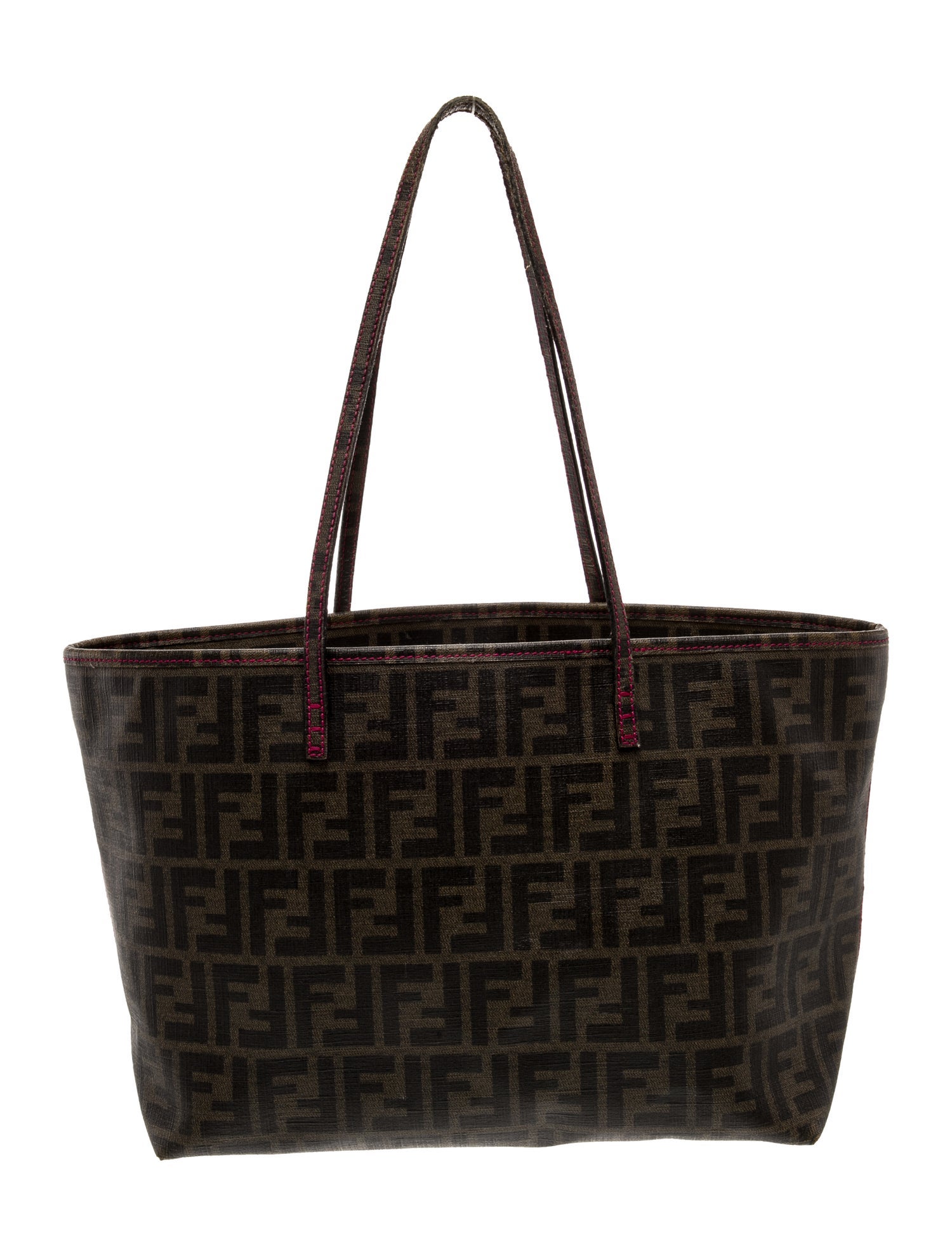 Fendi Zucca FF Roll Tote Vintage