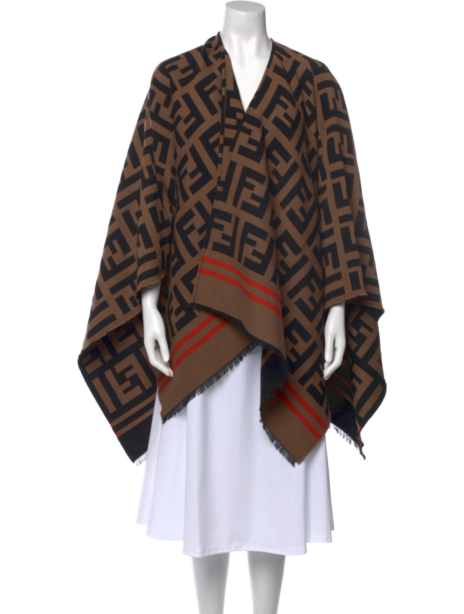 Fendi Wool Printed Sweater