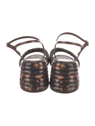 Fendi Zucca FF Logo Printed Mules