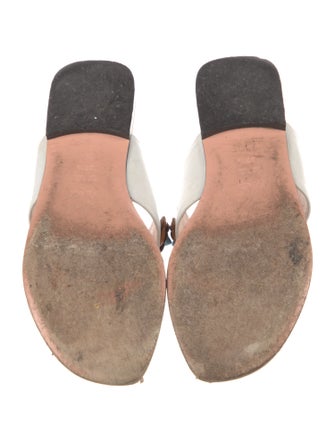 Fendi Leather Studded Accents Slides