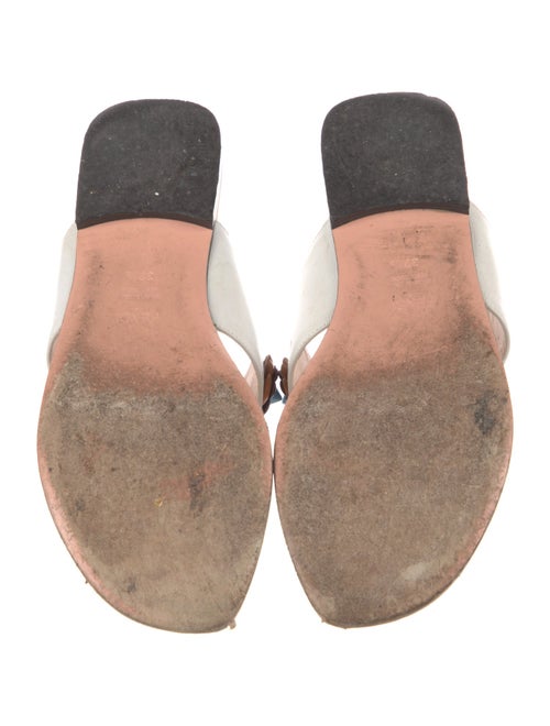 Fendi Leather Studded Accents Slides