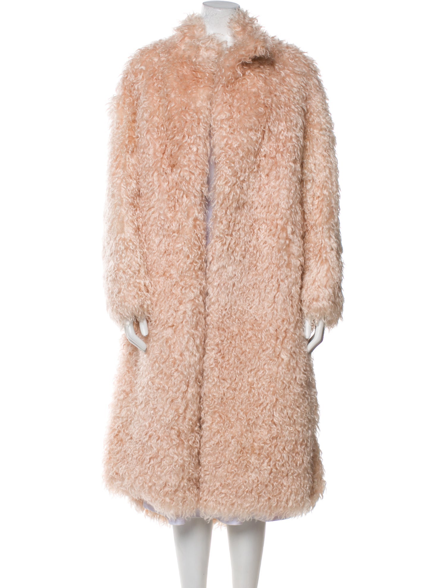 Fendi Mohair Faux Fur Coat w/ Tags