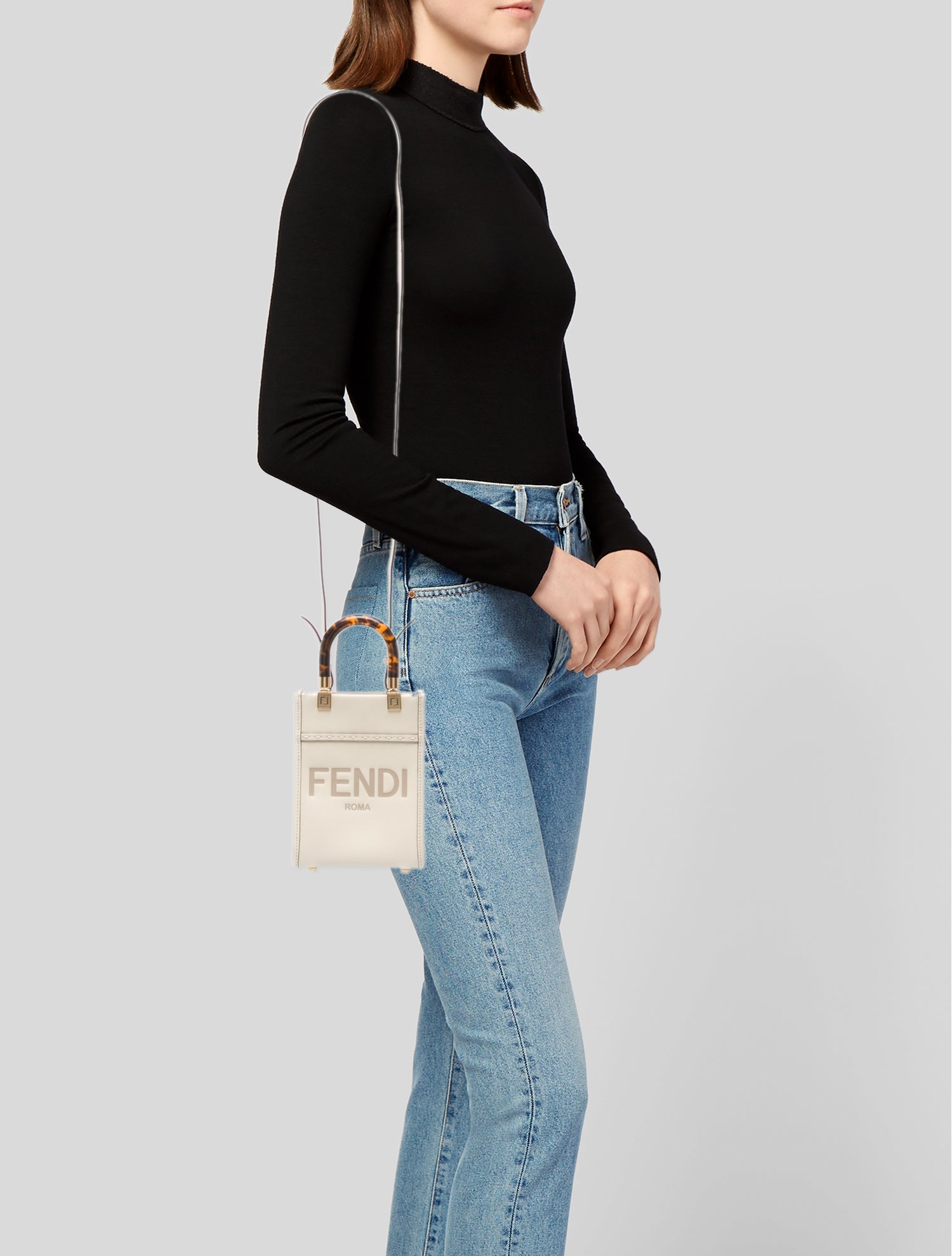 Fendi Leather Sunshine Mini