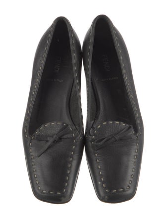 Fendi Leather Mary Jane Flats