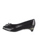 Fendi Patent Leather Bow Accents Pumps
