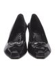 Fendi Patent Leather Bow Accents Pumps