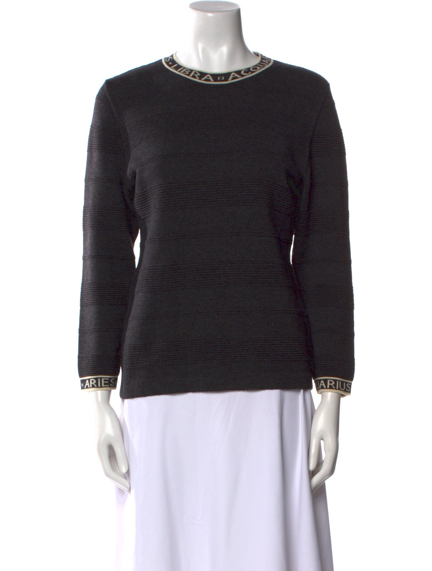Fendi Wool Crew Neck Sweater