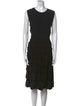 Fendi Crew Neck Midi Length Dress