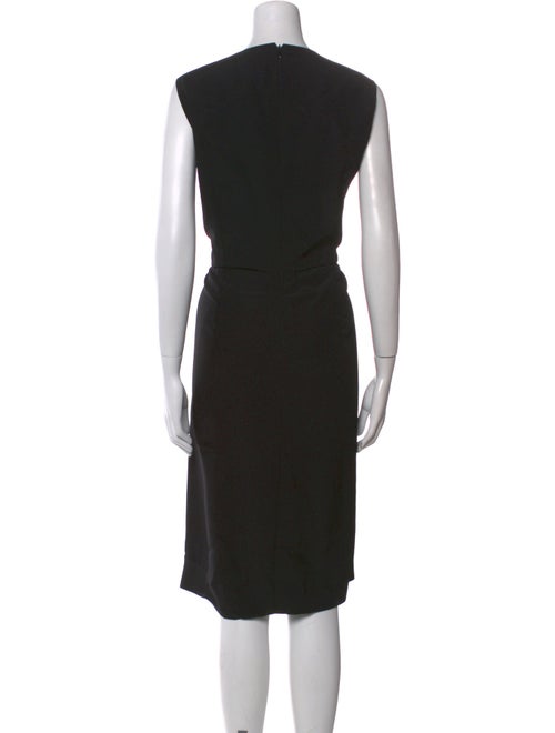 Fendi Crew Neck Midi Length Dress