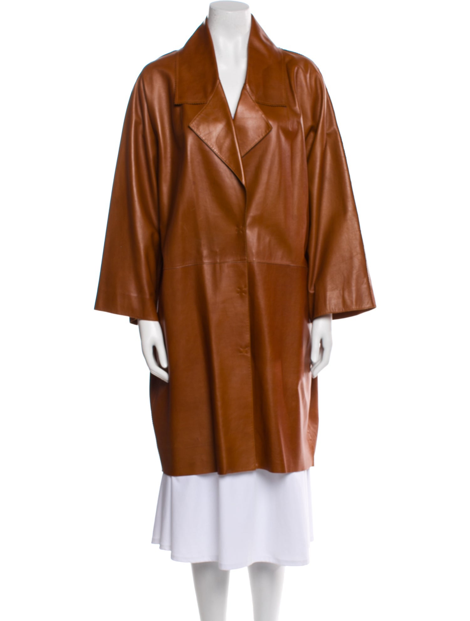 Fendi Leather Coat