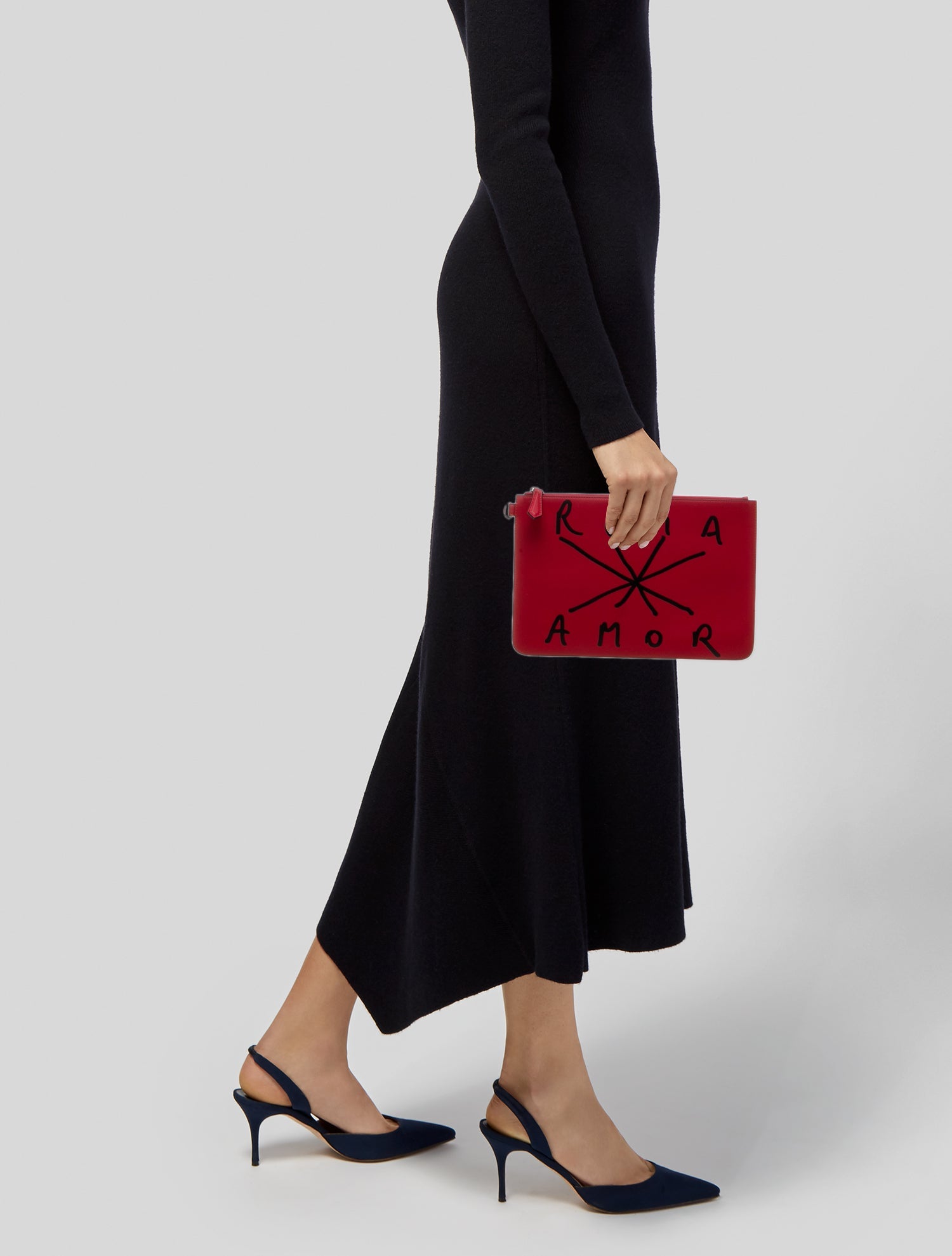 Fendi Leather Clutch