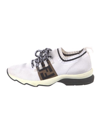 Fendi Zucca FF Logo Mesh Sock Sneakers