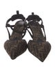 Fendi Zucca FF Logo Printed Slingback Pumps