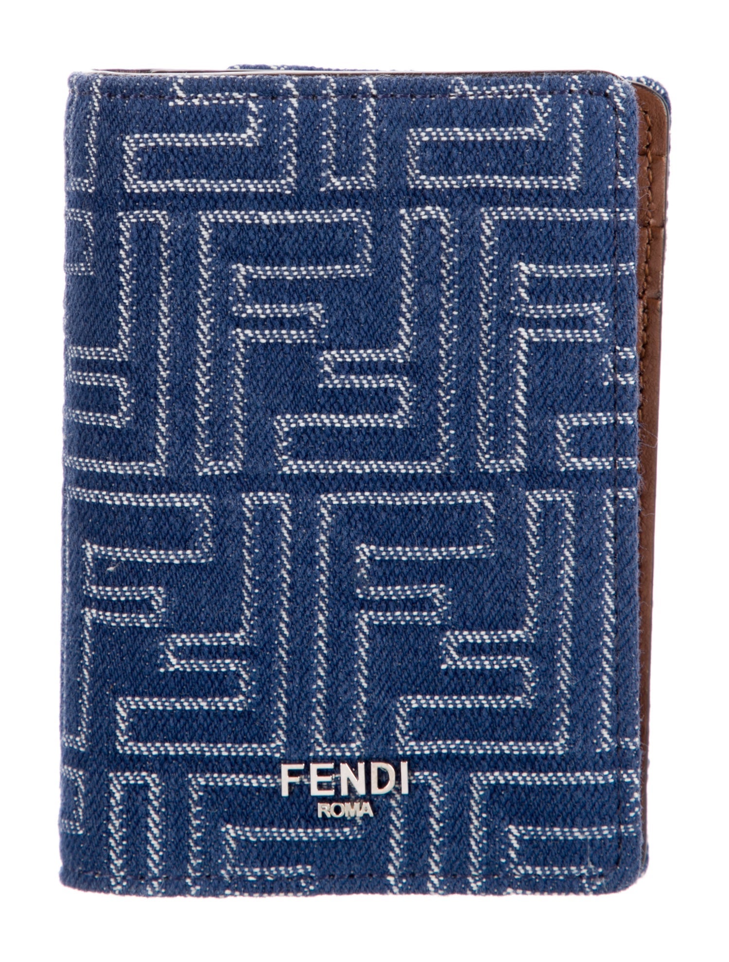 Fendi 2025 Denim Compact Wallet
