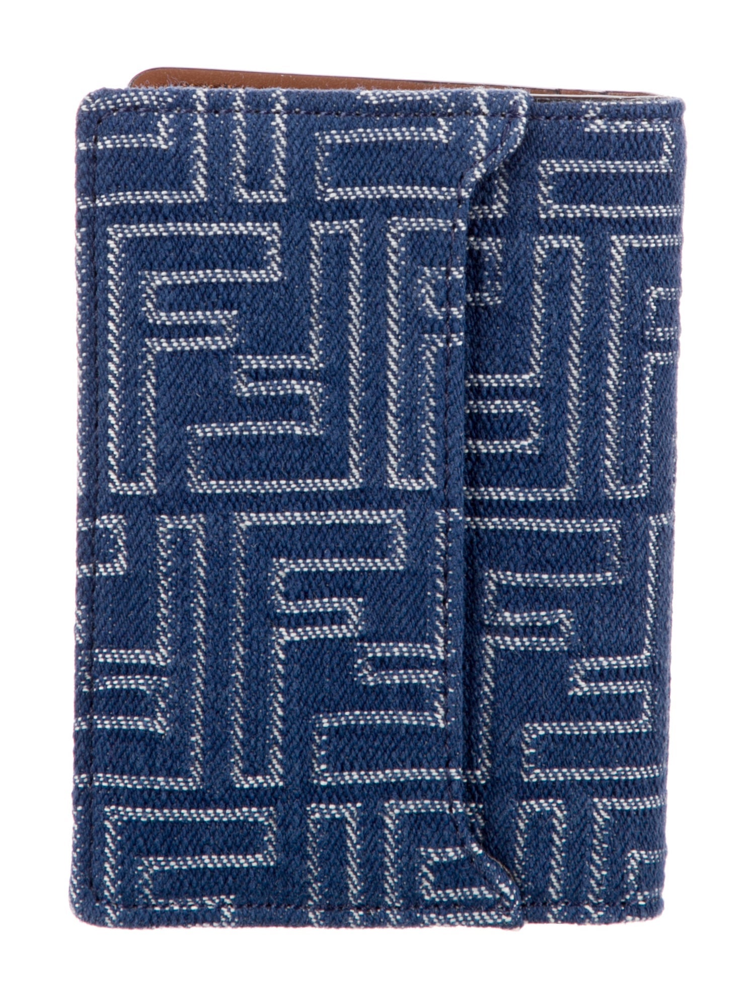 Fendi 2025 Denim Compact Wallet